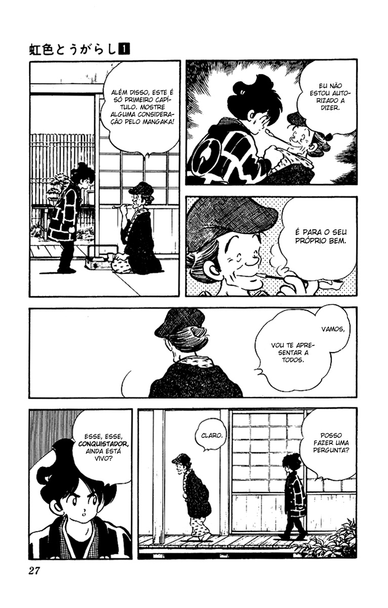 Nijiiro Togarashi Os Irmões da Aldeia Karakuri 第28页