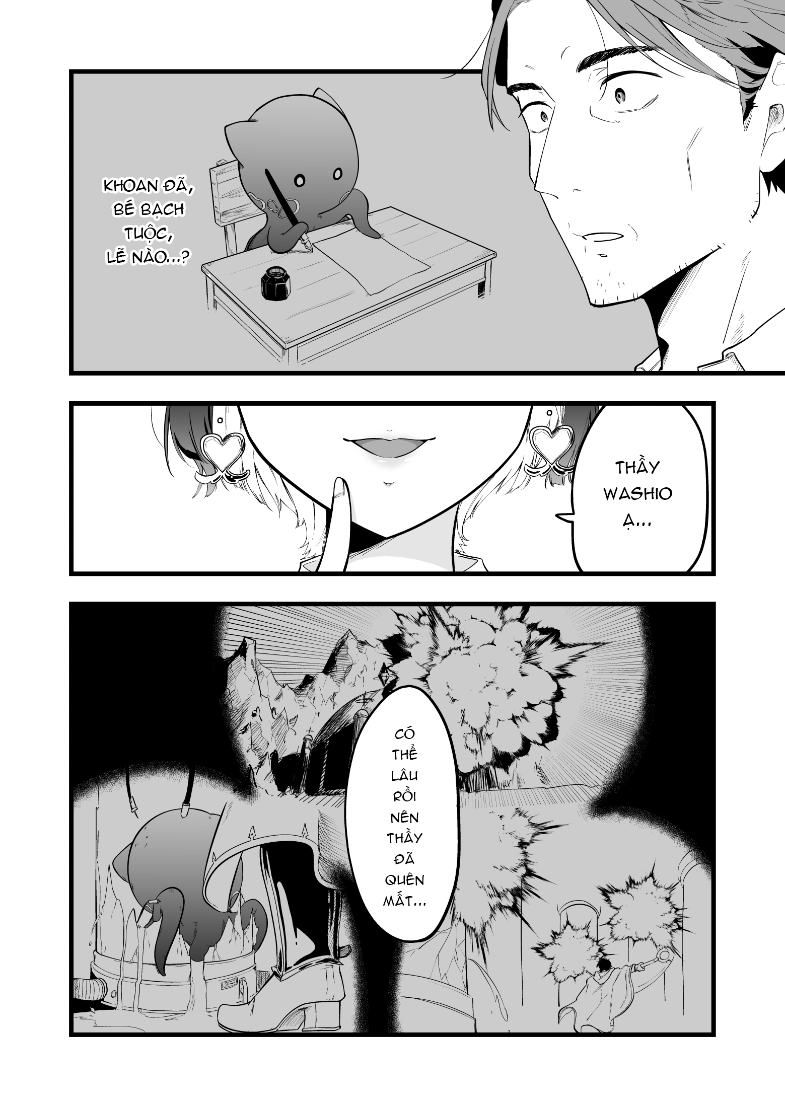 "Ano Toki Tasukete Itadaita Monster Musume desu." Isekai Ossan Kyoushi Totsuzen no Moteki ni Konwaku suru Tiết thứ 1: Bé bạch tuộc năm ấy 第42页