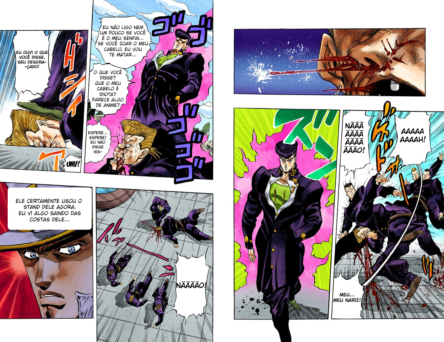 JoJo's Bizarre Adventure, Part 4: Diamond Is Unbreakable (Official Colored) Jotaro Kujo Enfrenta Josuke Higashikata! Parte 1 第11页