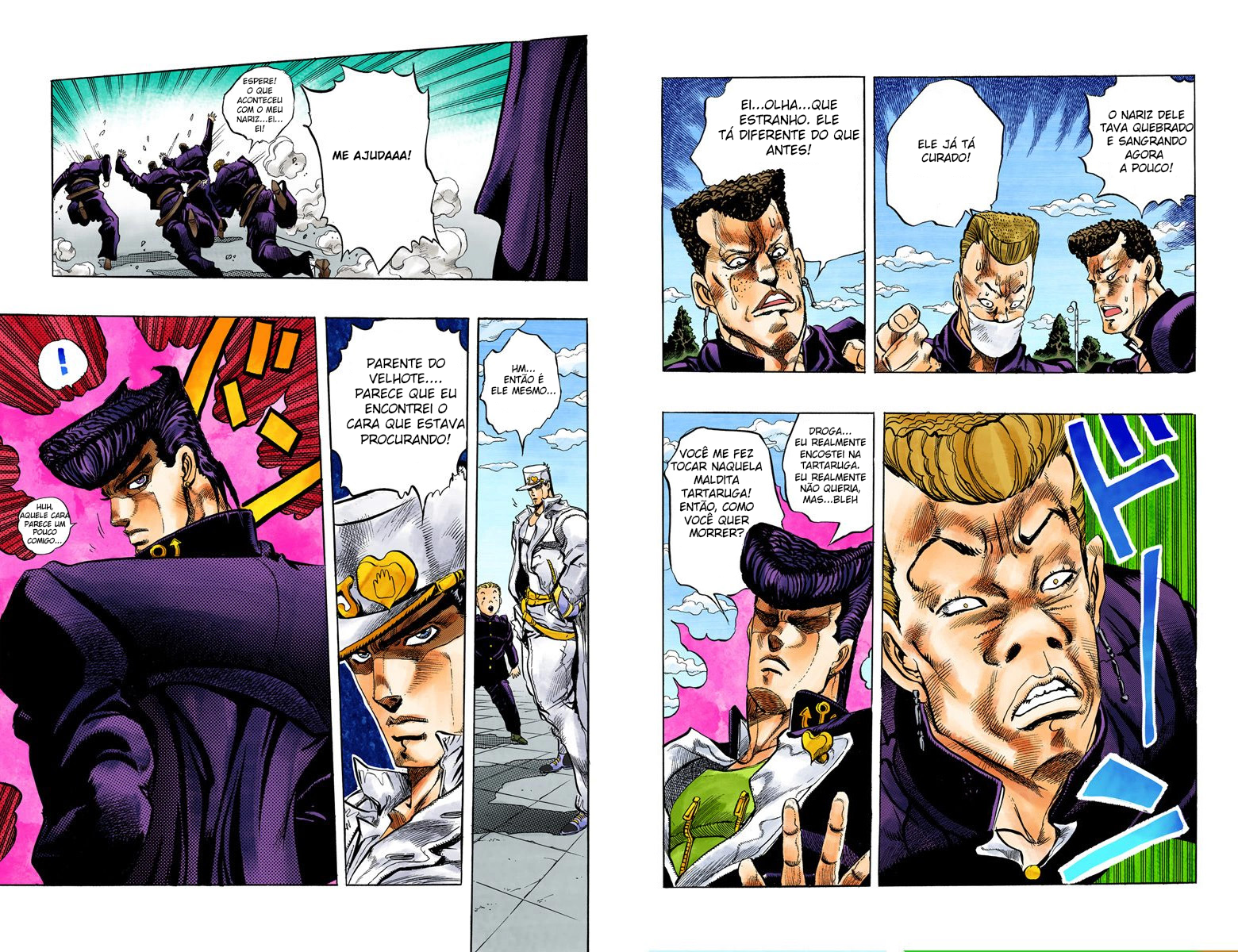 JoJo's Bizarre Adventure, Part 4: Diamond Is Unbreakable (Official Colored) Jotaro Kujo Enfrenta Josuke Higashikata! Parte 1 第13页