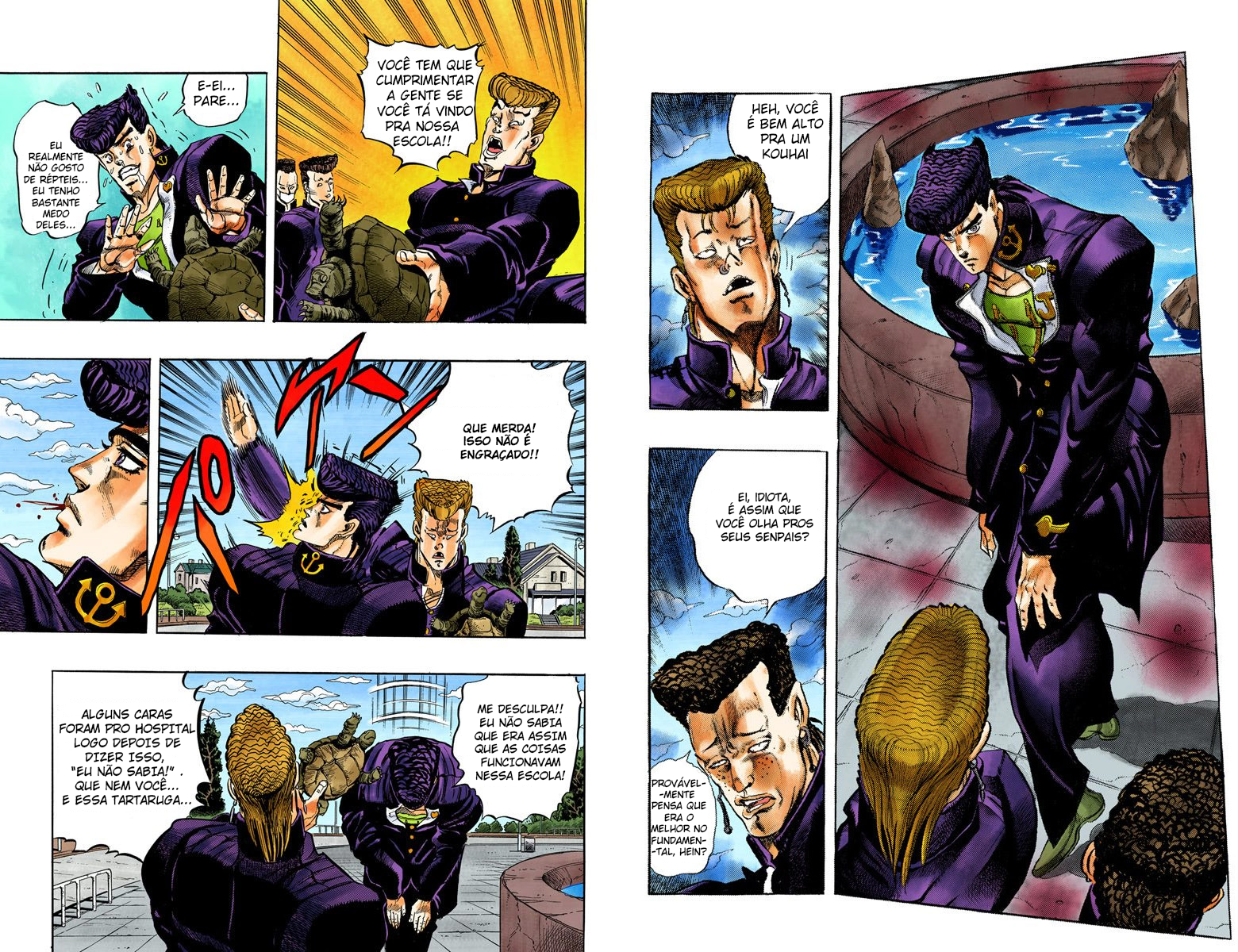 JoJo's Bizarre Adventure, Part 4: Diamond Is Unbreakable (Official Colored) Jotaro Kujo Enfrenta Josuke Higashikata! Parte 1 第7页