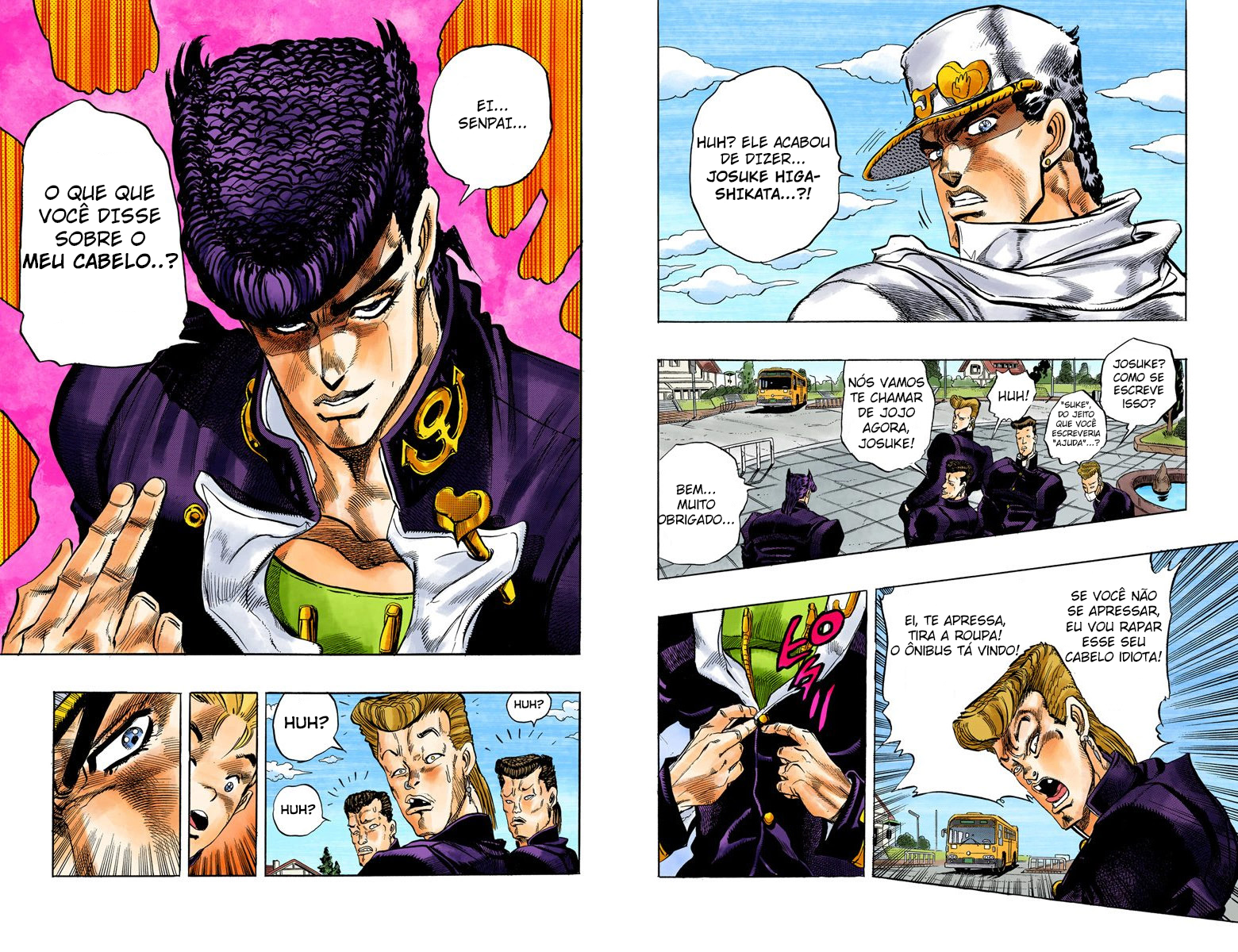 JoJo's Bizarre Adventure, Part 4: Diamond Is Unbreakable (Official Colored) Jotaro Kujo Enfrenta Josuke Higashikata! Parte 1 第9页