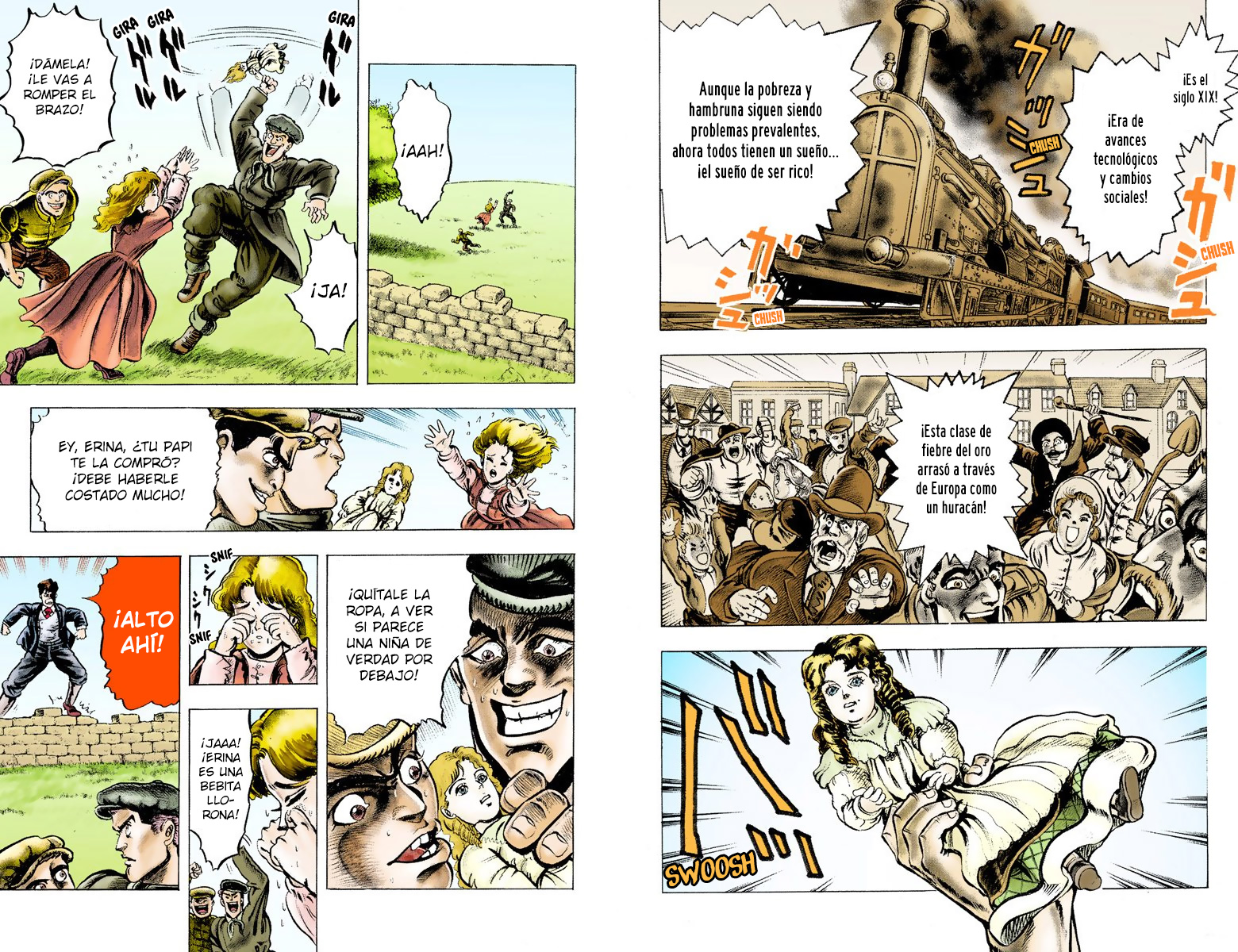 JoJo's Bizarre Adventure, Part 1: Phantom Blood (Official Colored) Prólogo (Scans a color) 第11页