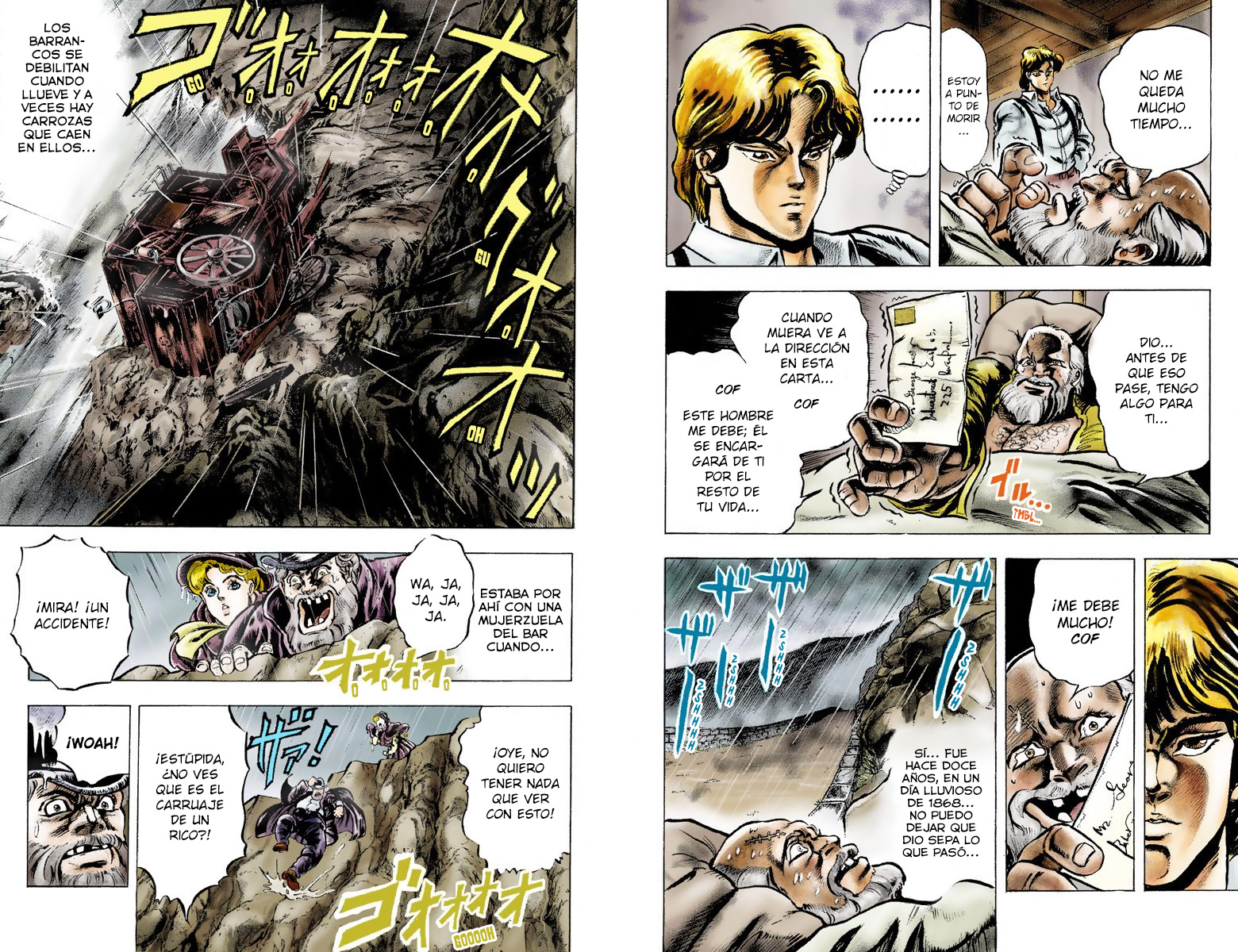 JoJo's Bizarre Adventure, Part 1: Phantom Blood (Official Colored) Prólogo (Scans a color) 第7页