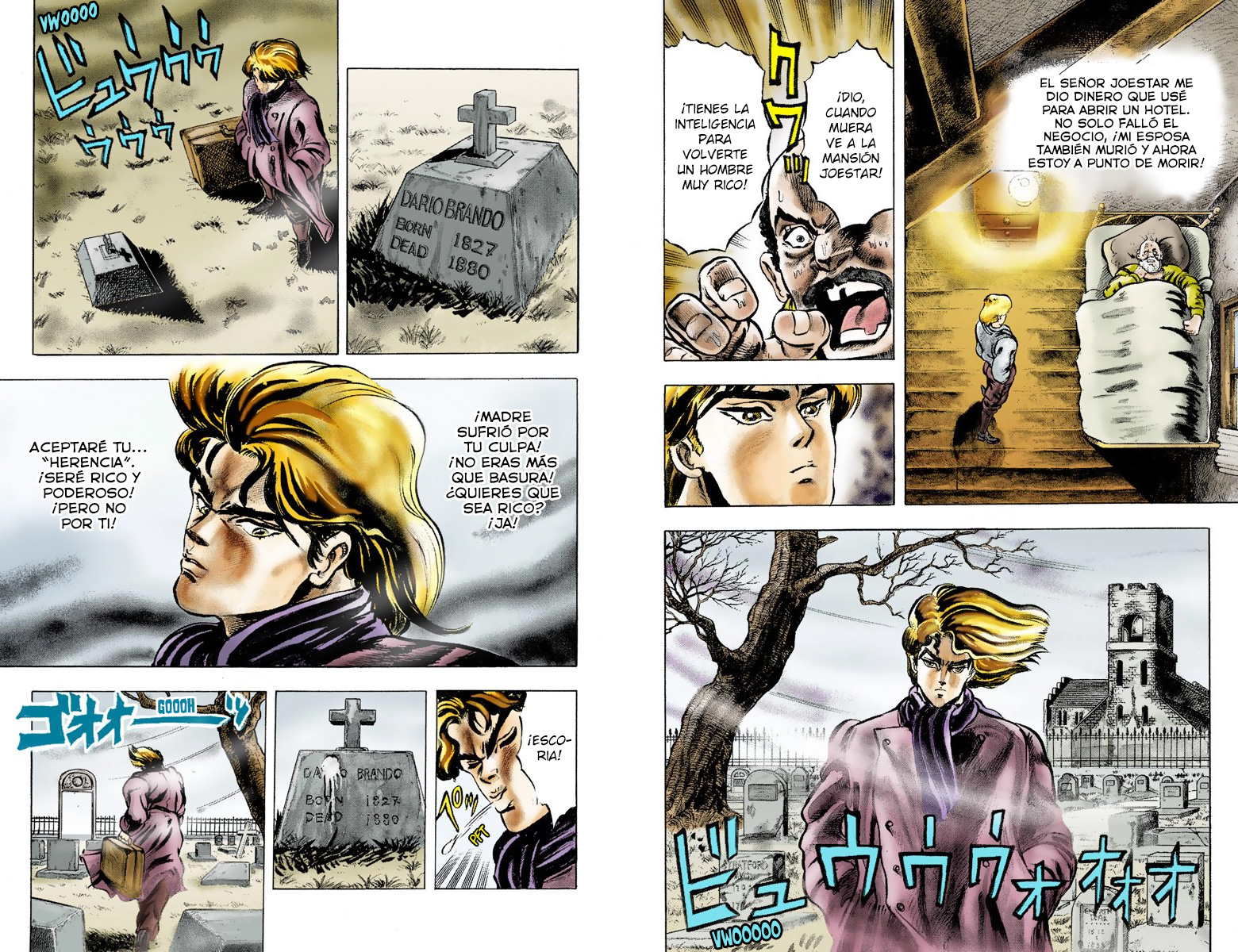JoJo's Bizarre Adventure, Part 1: Phantom Blood (Official Colored) Prólogo (Scans a color) 第10页