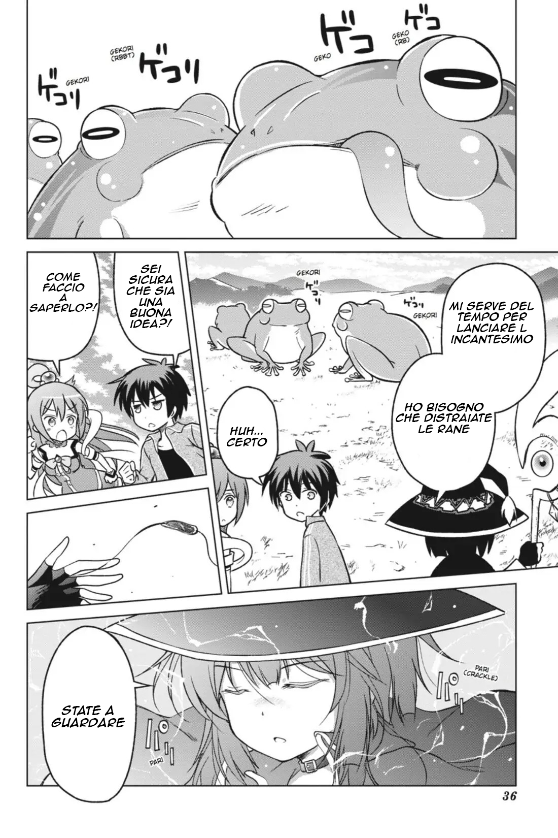 Kono Subarashii Sekai ni Shukufuku o! posso andare in un nuovo mondo con questa auto proclamata dea 第36页