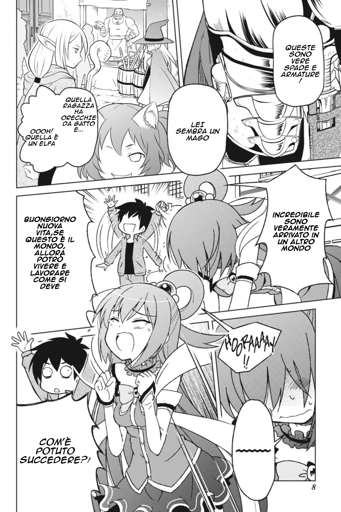 Kono Subarashii Sekai ni Shukufuku o! posso andare in un nuovo mondo con questa auto proclamata dea 第8页