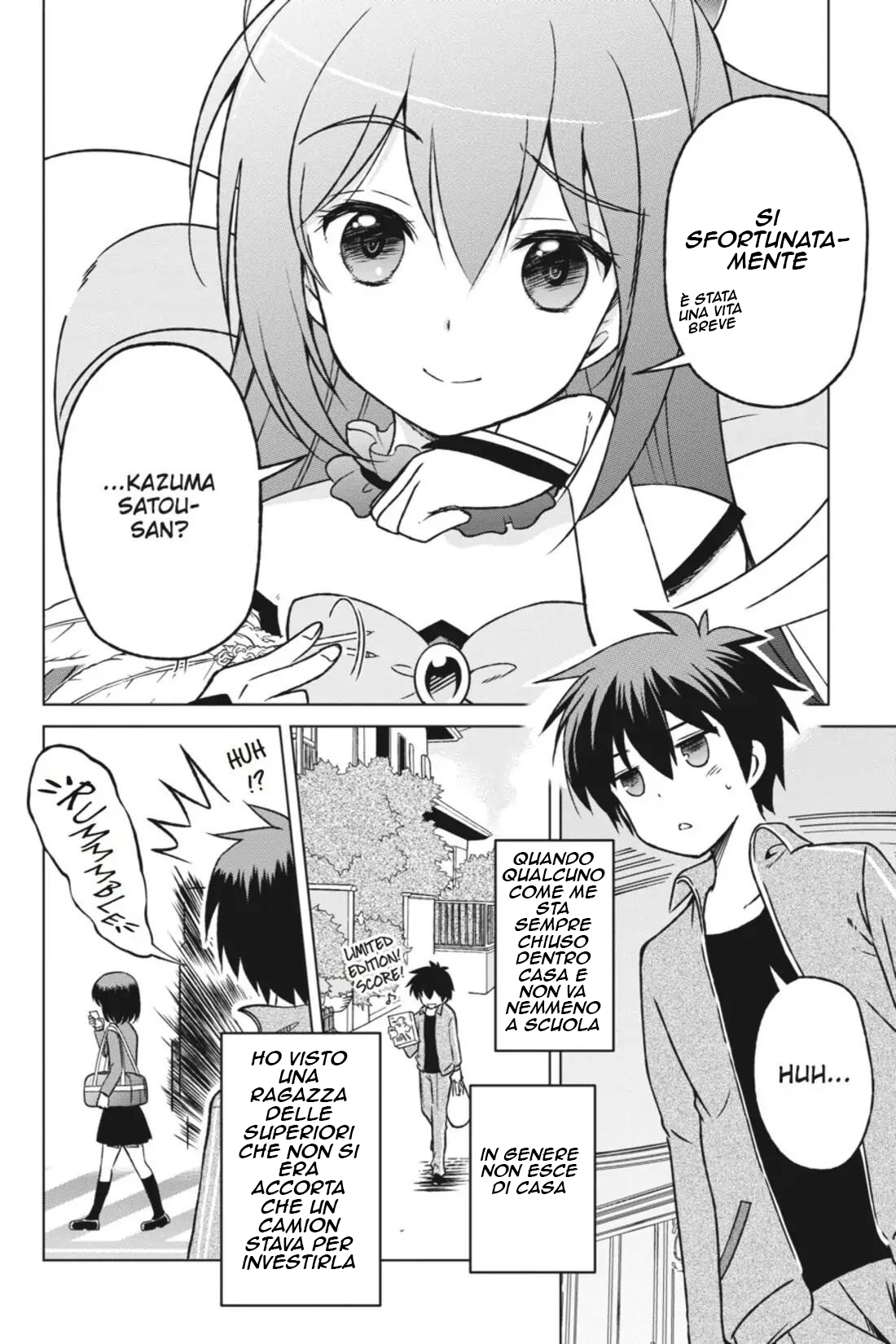 Kono Subarashii Sekai ni Shukufuku o! posso andare in un nuovo mondo con questa auto proclamata dea 第10页